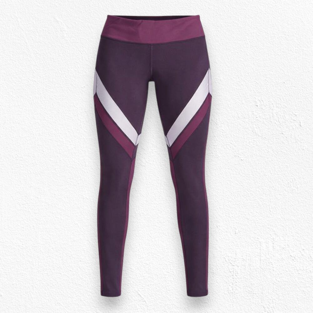 Fabletics Brogan Salar Plum Wine Mesh 7/8 Active Leggings Athleisure Size XS